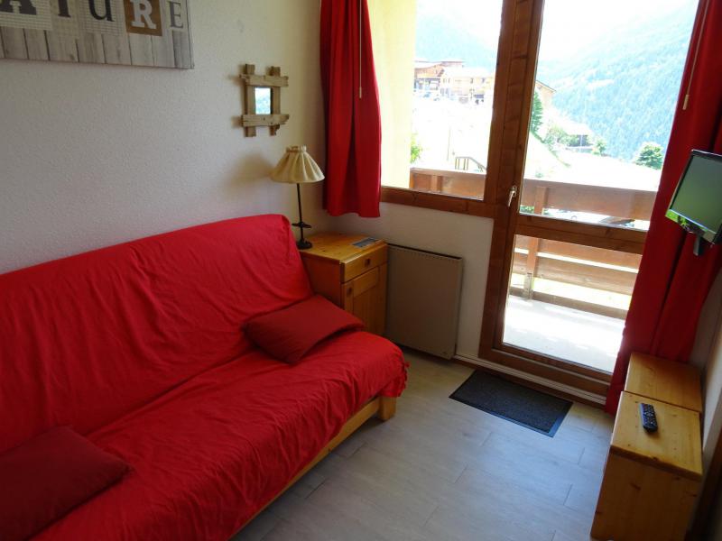 Ski verhuur Studio cabine 4 personen (205) - Résidence Michailles - Peisey-Vallandry - Woonkamer