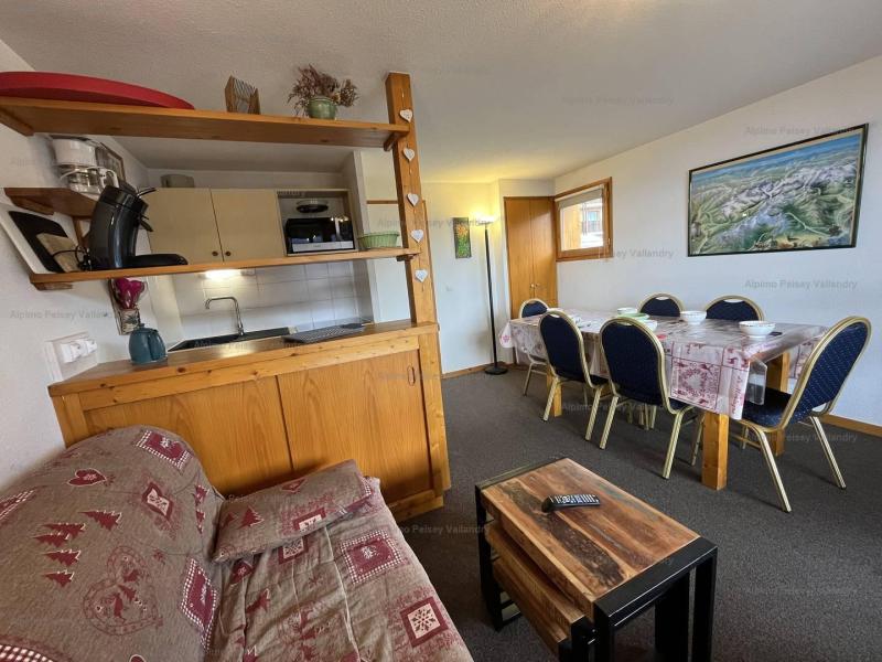 Rent in ski resort 3 room duplex apartment cabin 8 people (4716) - Résidence Petite Ourse - Peisey-Vallandry - Living room