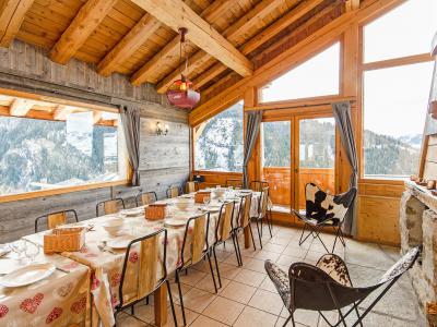 Rent in ski resort Chalet Balcon du Paradis - Peisey-Vallandry - Dining area