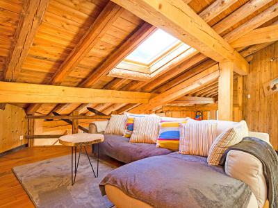 Rent in ski resort Chalet Balcon du Paradis - Peisey-Vallandry - Living area