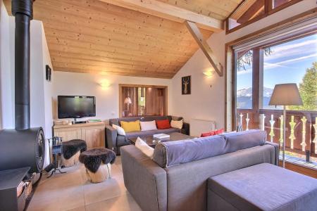 Skiverleih Duplex Wohnung 4 Zimmer 6 Personnen (27) - Chalet de Vallandry - Peisey-Vallandry - Wohnzimmer