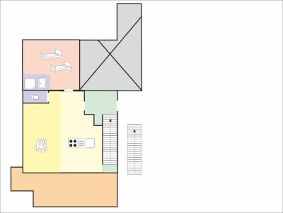 Wynajem na narty Domek górski triplex 5 pokojowy  dla 8 osób - Chalet Piccola Pietra - Peisey-Vallandry - Plan