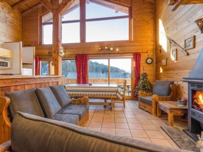 Ski verhuur Chalet triplex 5 kamers 8 personen - Chalet Piccola Pietra - Peisey-Vallandry - Woonkamer