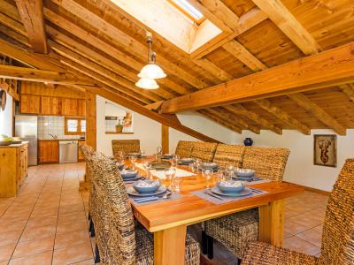 Rent in ski resort Chalet Ulysse - Peisey-Vallandry - Dining area