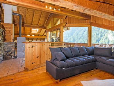 Rent in ski resort Chalet Ulysse - Peisey-Vallandry - Living area