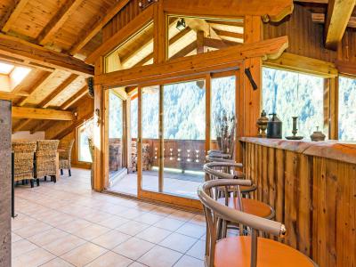 Rent in ski resort Chalet Ulysse - Peisey-Vallandry - Living room