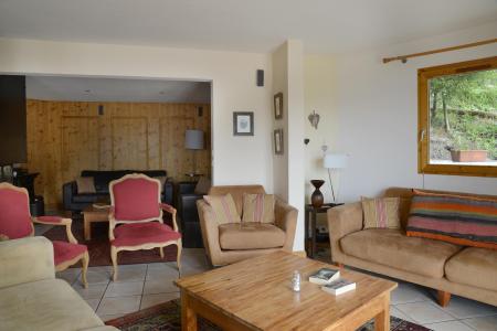 Rent in ski resort 7 room chalet 15 people - Les Chalets des Deux Domaines - Peisey-Vallandry - Living room