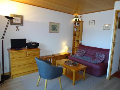 Rent in ski resort 3 room apartment 6 people (06) - Résidence Castors - Peisey-Vallandry - Living room