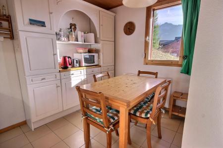Skiverleih 3-Zimmer-Appartment für 6 Personen (03) - Résidence Castors - Peisey-Vallandry - Wohnzimmer