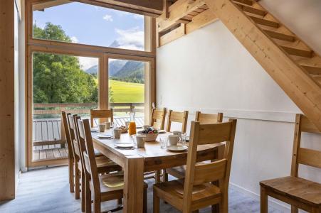 Skiverleih 5 Zimmer Maisonettewohnung für 14 Personen (Nancroix) - Résidence Chalet Les Amis - Peisey-Vallandry - Wohnzimmer