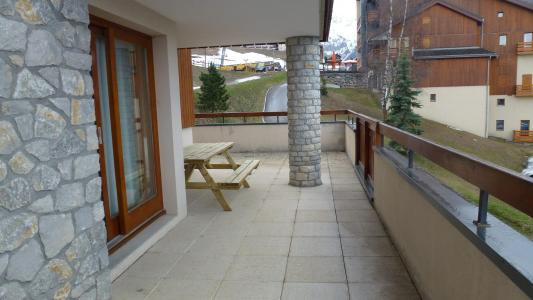 Alquiler al esquí Apartamento 3 piezas para 8 personas - Résidence Edelweiss - Peisey-Vallandry - Balcón