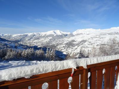 Alquiler al esquí Apartamento 3 piezas para 8 personas - Résidence Edelweiss - Peisey-Vallandry - Balcón