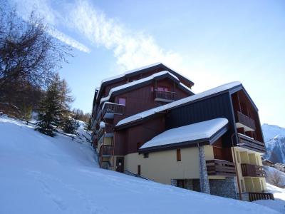 Vacances en montagne Studio cabine 4 personnes (205) - Résidence Michailles - Peisey-Vallandry - Extérieur hiver