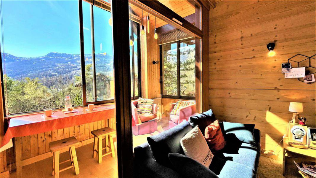 Rent in ski resort 3 room duplex apartment 6 people (VAL03) - La Résidence Valérianes - Pelvoux - Porch