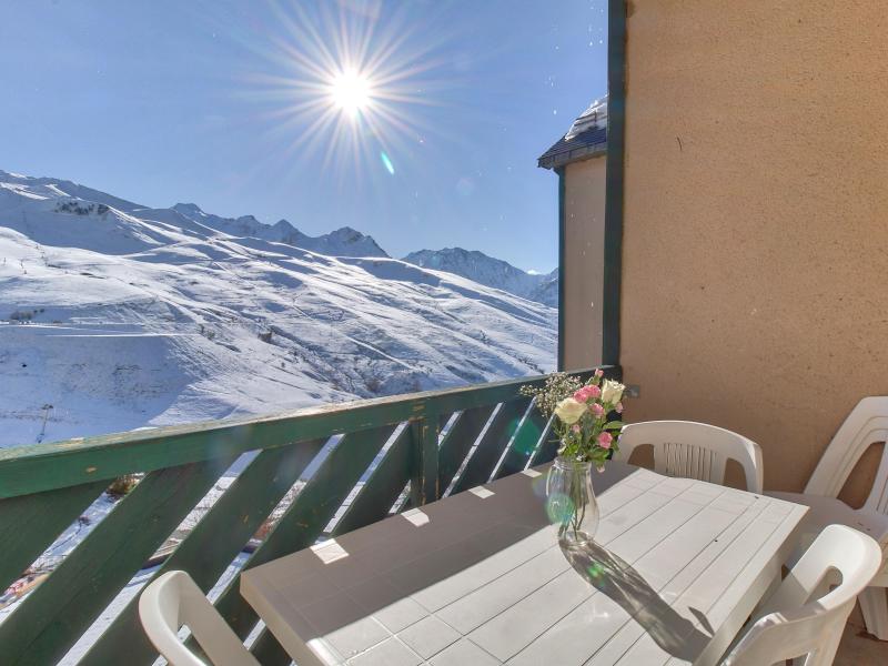 Rent in ski resort 2 room apartment 6 people - La Résidence Les Balcons du Soleil - Peyragudes - Balcony