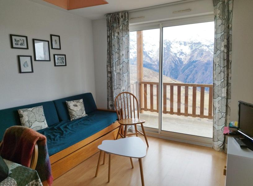 Ski verhuur Appartement 2 kamers bergnis 6 personen (44A) - La Résidence Royal Peyragudes - Peyragudes - Woonkamer