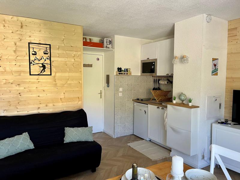 Ski verhuur Studio met slaapgedeelte 4 personen (32) - Les Balcons de Peyresourde - Peyragudes - Woonkamer