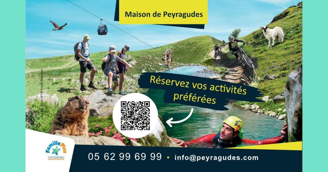Ski verhuur Les Hauts de Peyragudes - Peyragudes - Kaart
