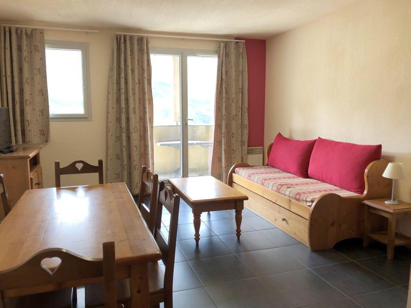 Rent in ski resort 3 room duplex apartment 6 people (03) - Résidence le Hameau de Balestas - Peyragudes - Living room