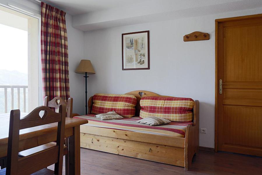 Ski verhuur Appartement 3 kamers 6 personen (112) - Résidence le Hameau de Balestas - Peyragudes - Woonkamer