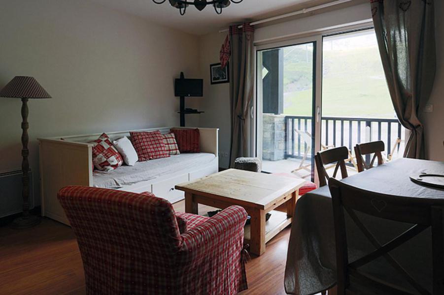 Rent in ski resort 3 room apartment 8 people (06) - Résidence le Sérias - Peyragudes - Living room