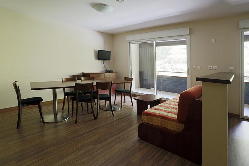 Rent in ski resort 3 room duplex apartment 8 people (19) - Résidence le Sérias - Peyragudes - Living room