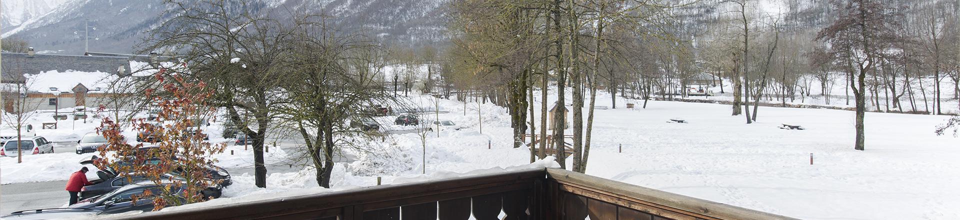 Alquiler al esquí Résidence les Jardins de Balnéa - Peyragudes - Terraza