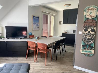 Rent in ski resort 3 room duplex apartment sleeping corner 6 people (C19) - Les Hauts de Peyragudes - Peyragudes - Living room