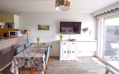 Ski verhuur Appartement 2 kamers bergnis 6 personen (C7) - Les Hauts de Peyragudes - Peyragudes - Woonkamer