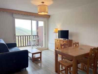 Ski verhuur Appartement 2 kamers bergnis 6 personen (C8) - Les Hauts de Peyragudes - Peyragudes - Woonkamer