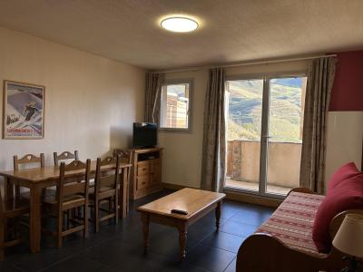 Skiverleih 3 Zimmer Maisonettewohnung für 6 Personen (03) - Résidence le Hameau de Balestas - Peyragudes - Wohnzimmer