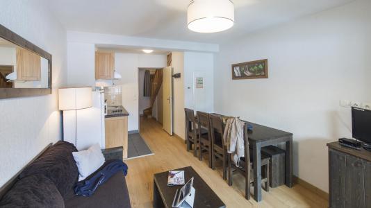 Ski verhuur Résidence les Jardins de Balnéa - Peyragudes - Woonkamer