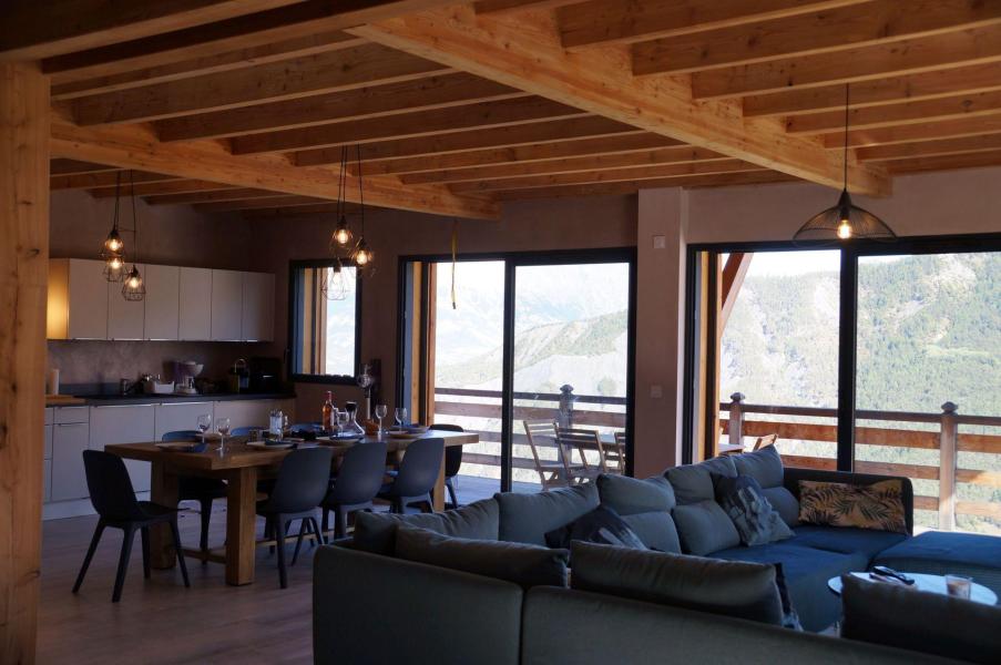 Soggiorno sugli sci Chalet 6 stanze per 12 persone - Chalet De Praloup - Pra Loup - Soggiorno