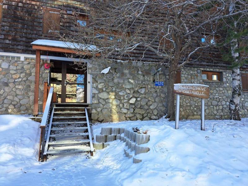 Location au ski Studio 2 personnes (BART-02) - LES BARTAVELLES - Pra Loup - Extérieur hiver