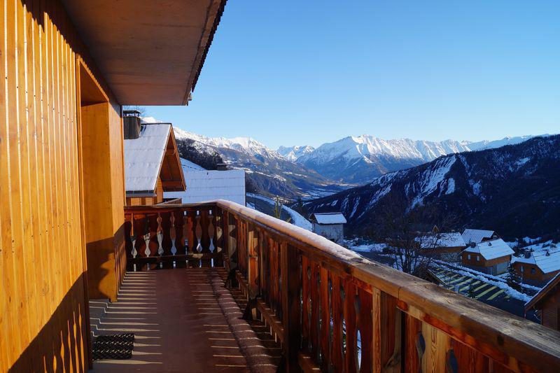Аренда на лыжном курорте Апартаменты 2 комнат 6 чел. (A103) - Les Chalets de Praroustan - Pra Loup - зимой под открытым небом