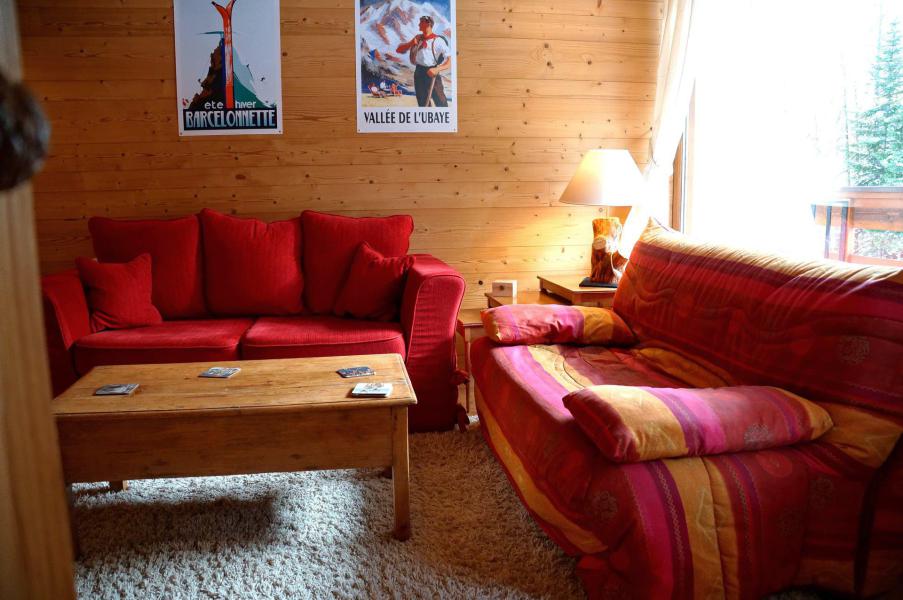Skiverleih 2-Zimmer-Berghütte für 6 Personen (27) - Résidence Edelweiss - Pra Loup - Wohnzimmer