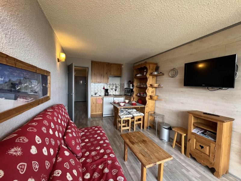 Rent in ski resort Studio sleeping corner 4 people (105) - Résidence l'Arribau - Pra Loup - Living room
