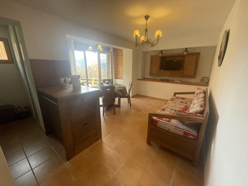 Skiverleih 3-Zimmer-Berghütte für 6 Personen (101) - Résidence l'Olympic - Pra Loup - Wohnzimmer