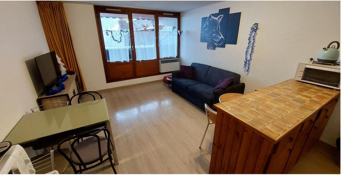 Rent in ski resort Studio sleeping corner 4 people (526) - Résidence La Rochaille II - Pra Loup - Apartment