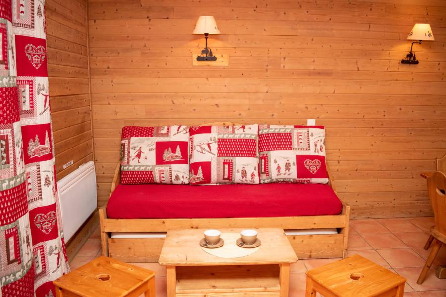 Skiverleih Résidence Les Chalets de Praroustan - Pra Loup - Wohnzimmer