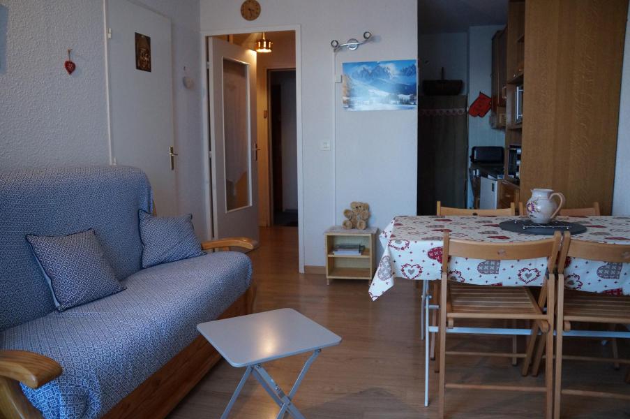 Ski verhuur Appartement 2 kamers bergnis 4 personen (318) - Résidence les Marmottes Bleues - Pra Loup - Woonkamer