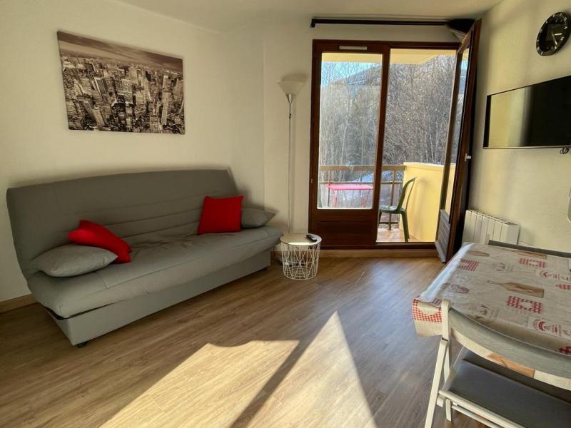 Rent in ski resort Studio sleeping corner 4 people (515) - Résidence les Marmottes Bleues - Pra Loup - Living room