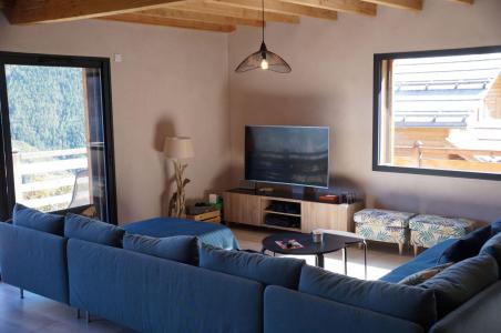 Rent in ski resort 6 room chalet 12 people - Chalet De Praloup - Pra Loup - Living room