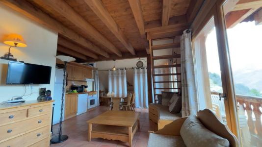 Ski verhuur Appartement duplex 2 kamers bergnis 6 personen (E203) - Les Chalets de Praroustan - Pra Loup - Woonkamer