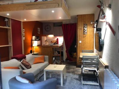 Ski verhuur Studio bergnis 4 personen (202) - Résidence l'Arribau - Pra Loup - Woonkamer