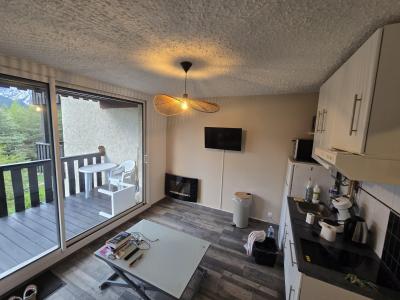 Ski verhuur Studio bergnis 4 personen (203) - Résidence la Bérangère I - Pra Loup - Woonkamer