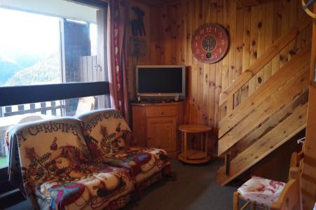 Rent in ski resort 3 room duplex apartment 6 people (65) - Résidence la Grande Rochère - Pra Loup - Living room