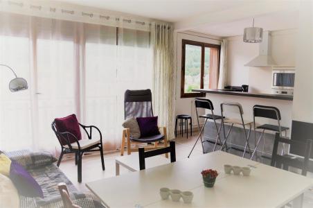 Ski verhuur Appartement 3 kamers 6 personen (Rougier) - Résidence le Gravier - Pra Loup - Woonkamer