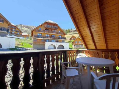 Rent in ski resort 2 room duplex apartment 8 people (2H204) - Résidence Les Chalets de Praroustan - Pra Loup - Balcony
