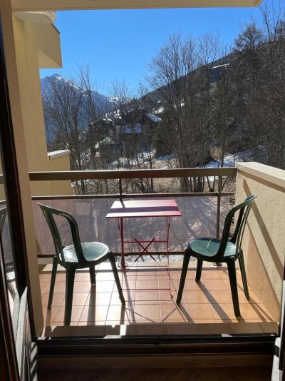 Rent in ski resort Studio sleeping corner 4 people (515) - Résidence les Marmottes Bleues - Pra Loup - Balcony